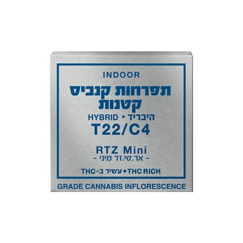 תפרחות סמול CannaBar אר טי זד T22/C4 היבריד