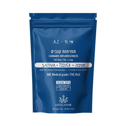 תפרחות MedicannX איי זד T22/C4 סאטיבה