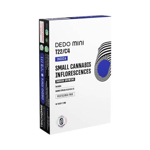 תפרחות סמול Trichome דדו T22/C4 אינדיקה