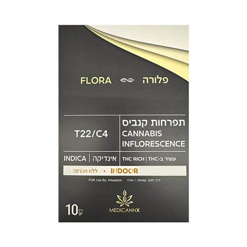 תפרחות MedicannX פלורה T22/C4 אינדיקה